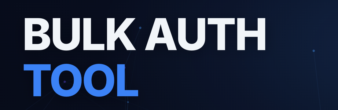 BULK Auth Tool Credit Flash/EFS/Mi Cloud Credit Auto API