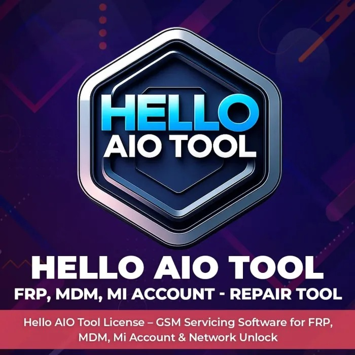 Hello AIO Tool Activation [1 Year - 1 Pc]