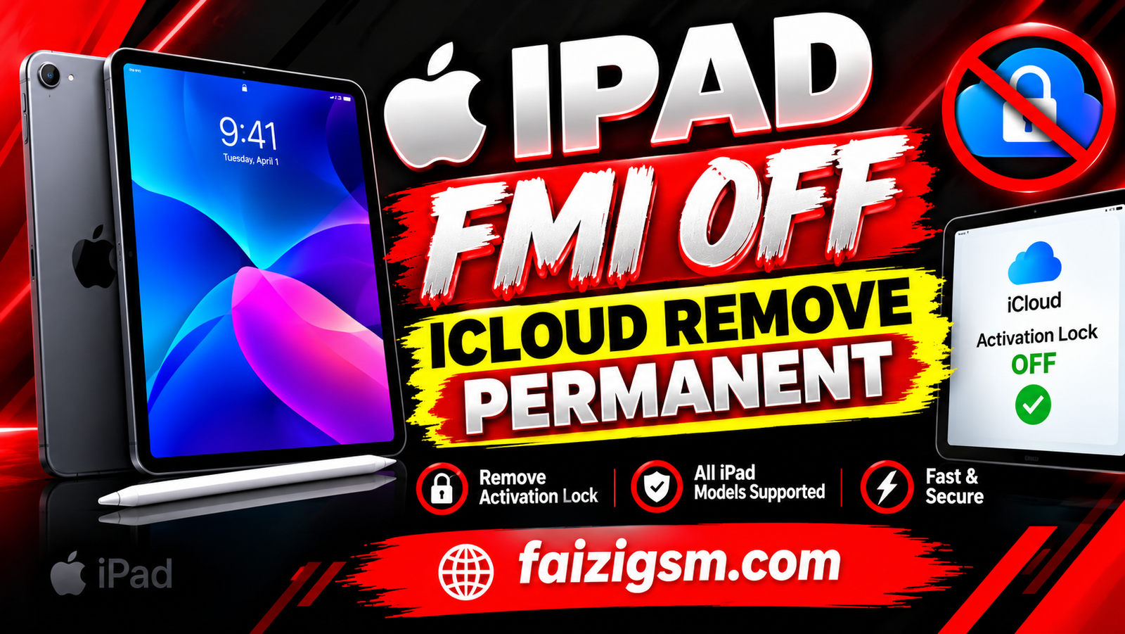 FMI-OFF.PRO REMOVE ICLOUD IPAD 7 2019